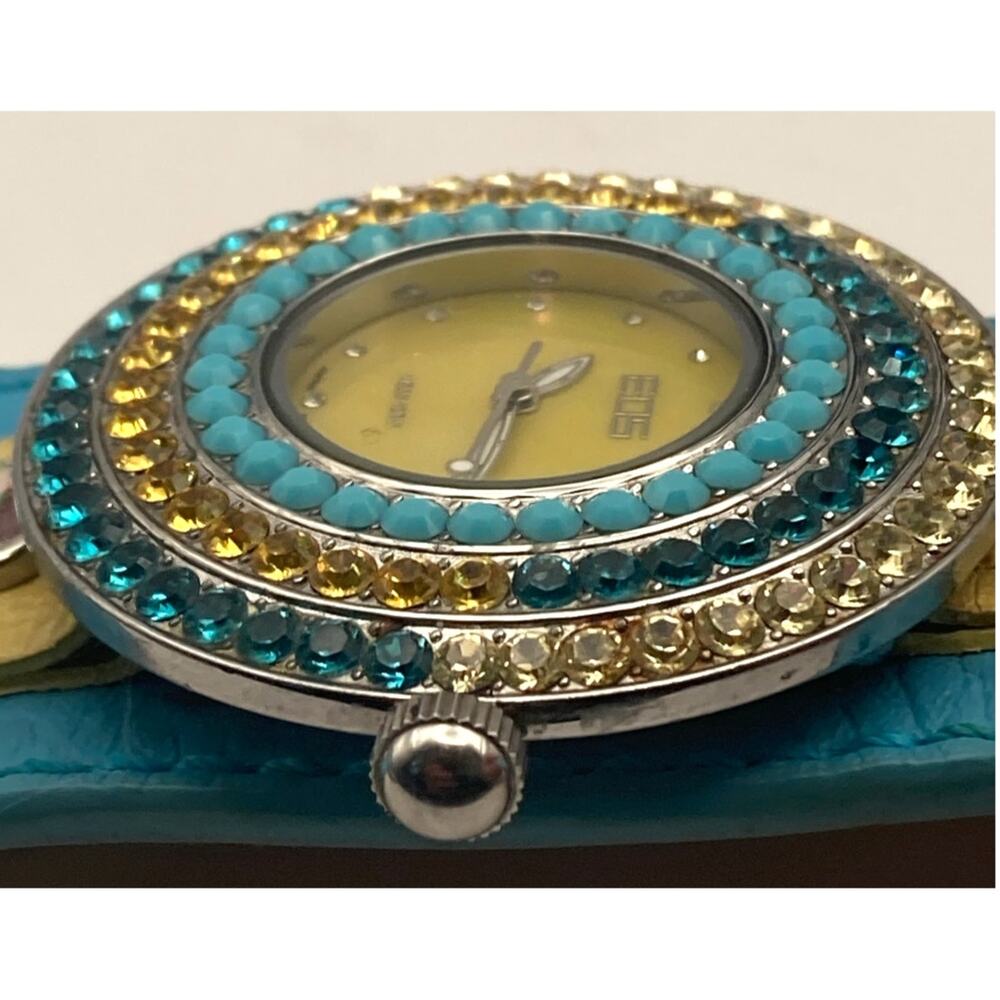 Beautiful EOS New York Womens Watch 43mm Leather Adjustable Band - Fresh battery - Picture 4 of 13